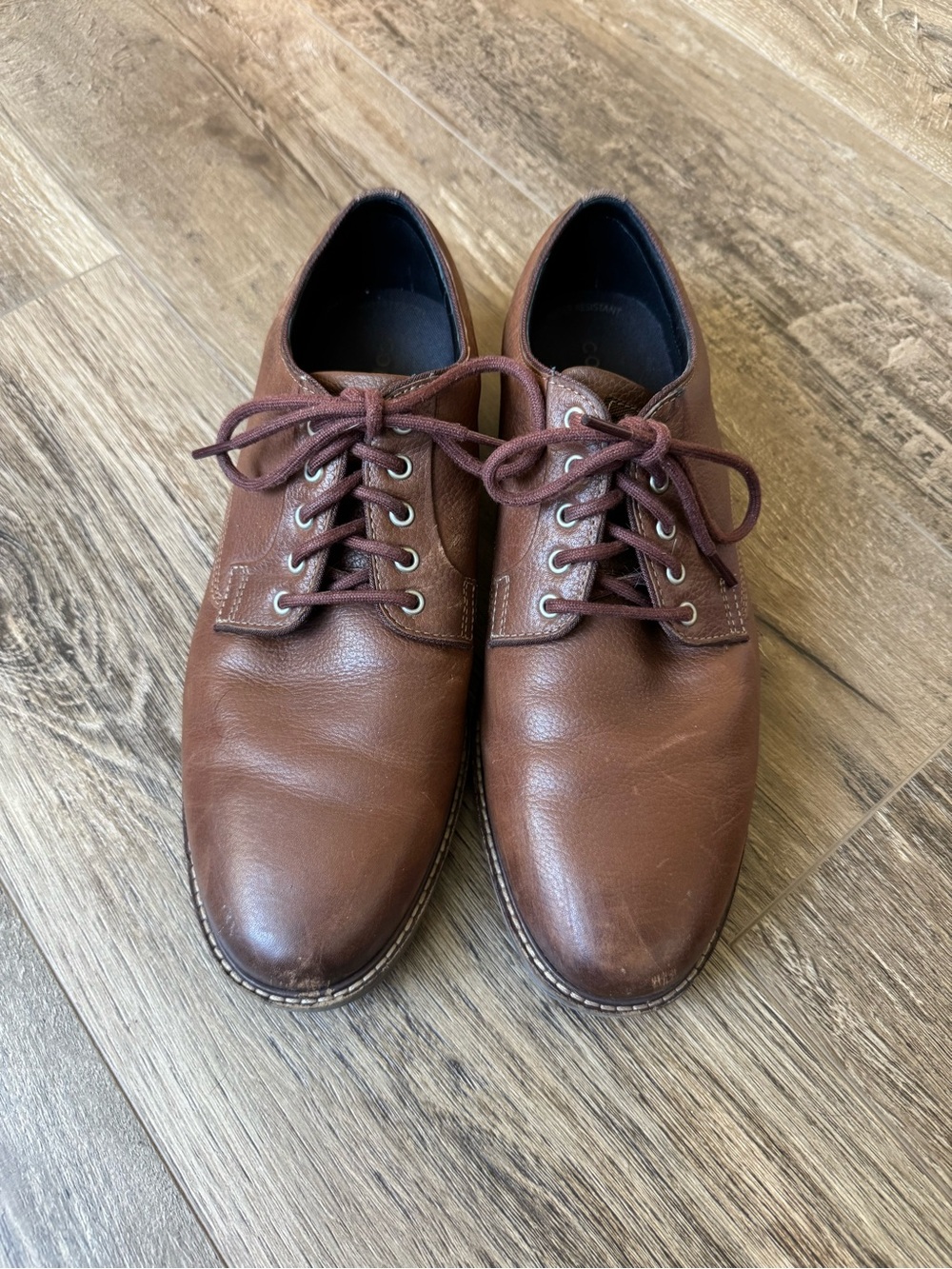 Cole Haan Brown Leather Derby Shoes